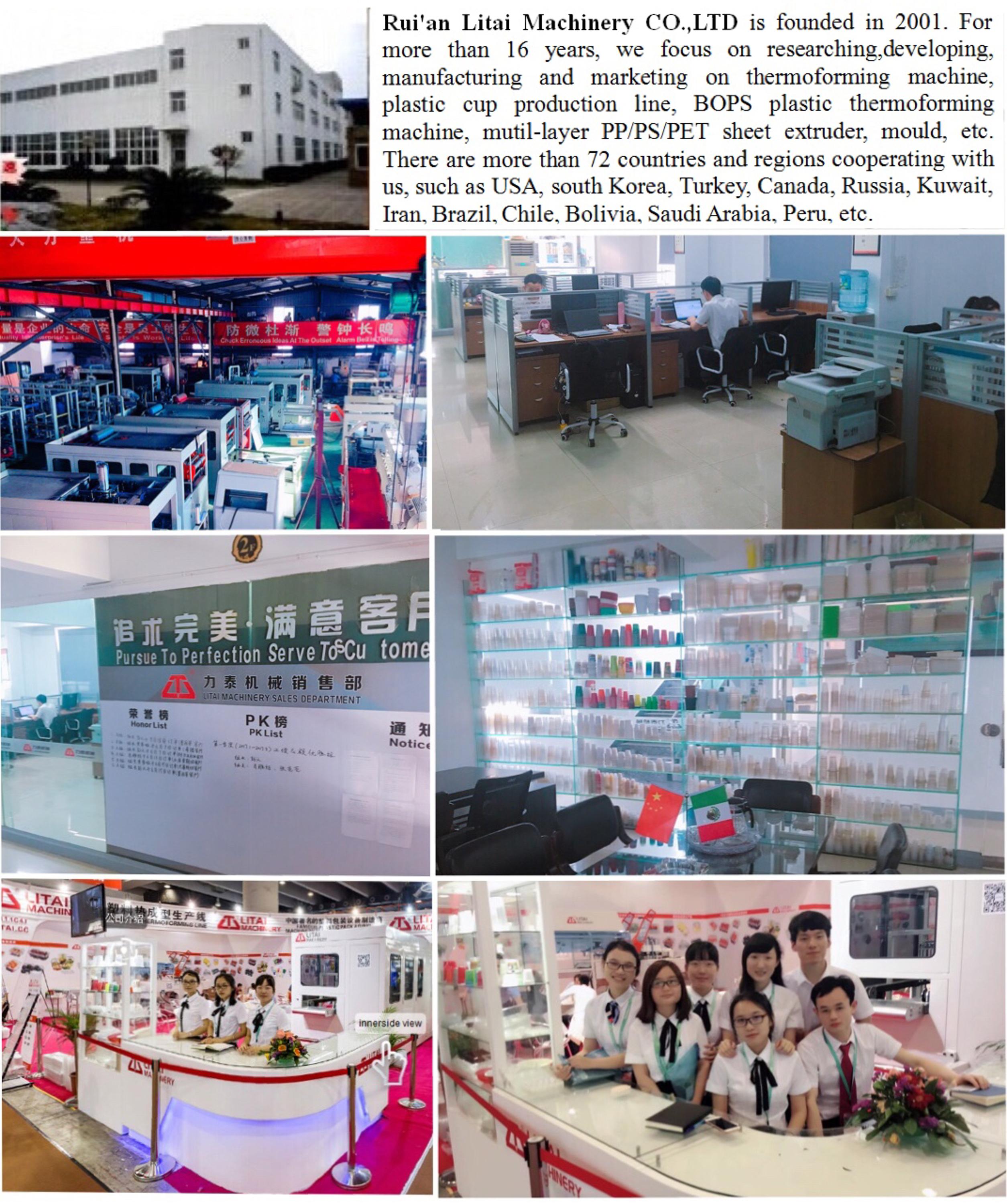 Automatic Thermoforming Machine for plastic Lid(hot drink,cold drink and dome models)