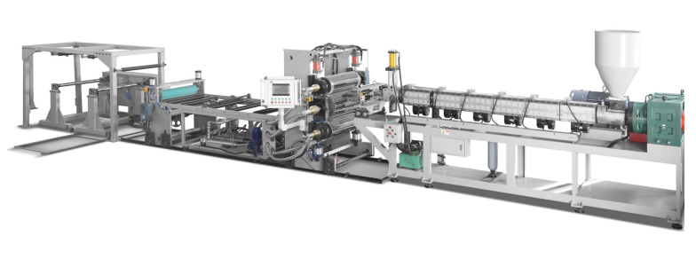 PP单层.pngPP PS sheet extrusion machine