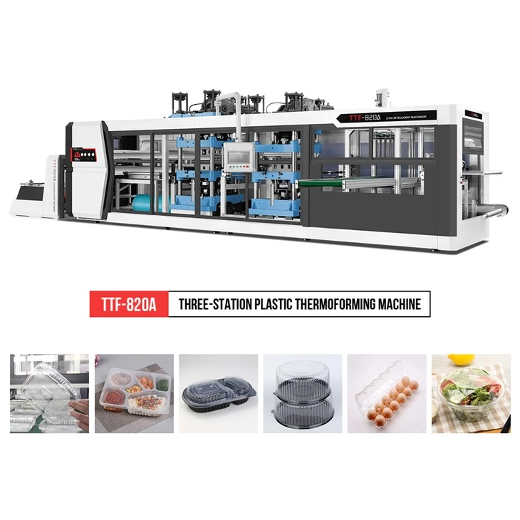Donut Clamshell Container Thermoforming Machine