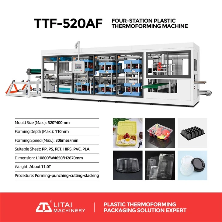 Durable Disposable Plastic Food Snack Tray Making Machine