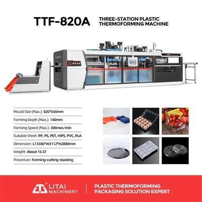 Automatic Plastic Clamshell Forming Machine