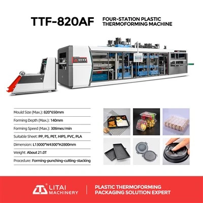 Fruit Box Cover Thermoforming Machine