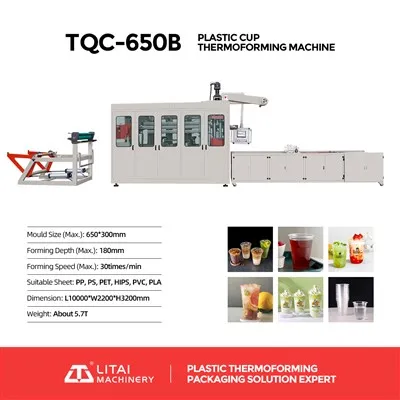 Pet Plastic Cup Thermoforming Machine