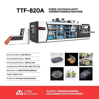 Plasctic Clamshell Thermoforming Machine