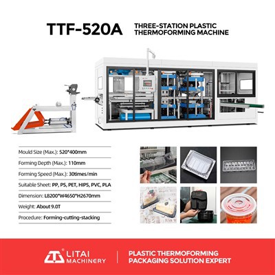 Plastic Packaging Box Thermoforming Machine