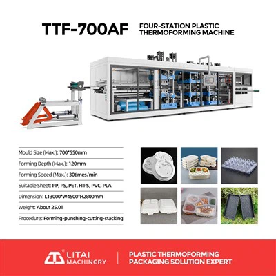 Plastic Box Container Thermoforming Machine