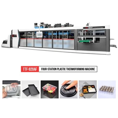 thermoforming machine for snack container