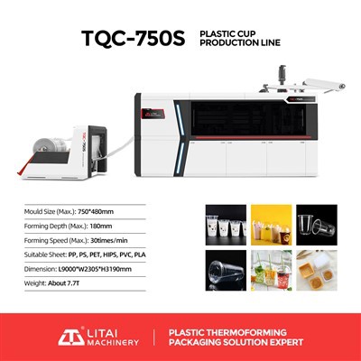 White Disposable Plastic Salad Bowl Making Machine