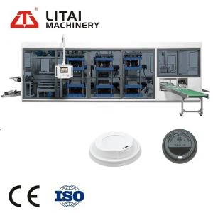 Automatic Cup&container Cover Plastic Thermoforming Machine