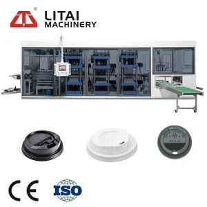 Automatic Plastic Cup Lid Cover Thermoforming Machine