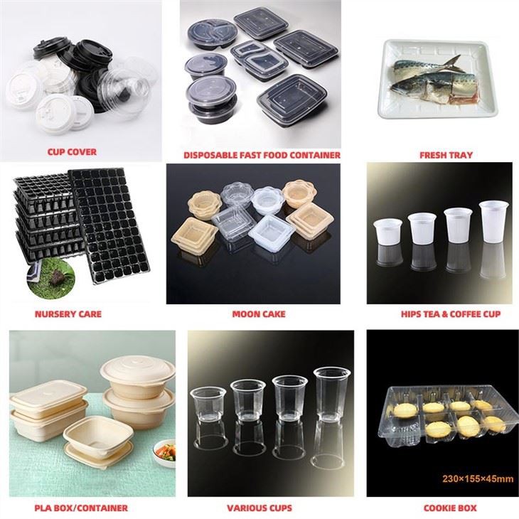 Automatic Four-pillar Hydraulic Vacuum Thermoforming Making Machine