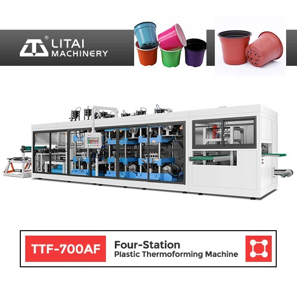 Plastic Flower Pot thermoforming Machine