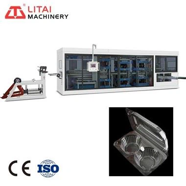 Disposable Plastic Biscuit Box Thermoforming Machine