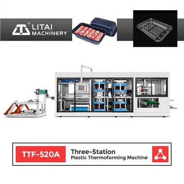 Disposable Frozen Food Packaging Tray Thermoforming Machine
