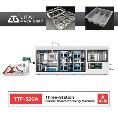 PP Biscuit/Snack Blister Tray Thermoforming Machine