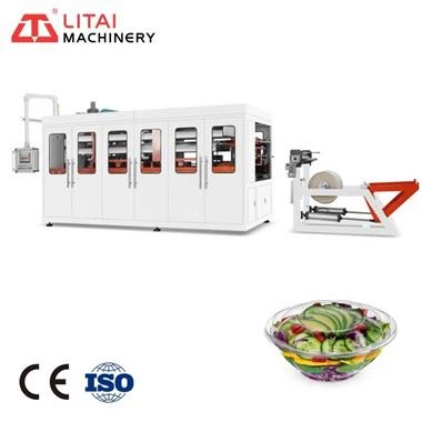 White Disposable Plastic Salad Bowl Making Machine