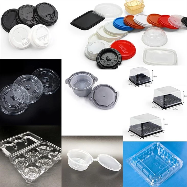 Full Automatic Plastic Disposable Cup Lid Thermoforming Machine