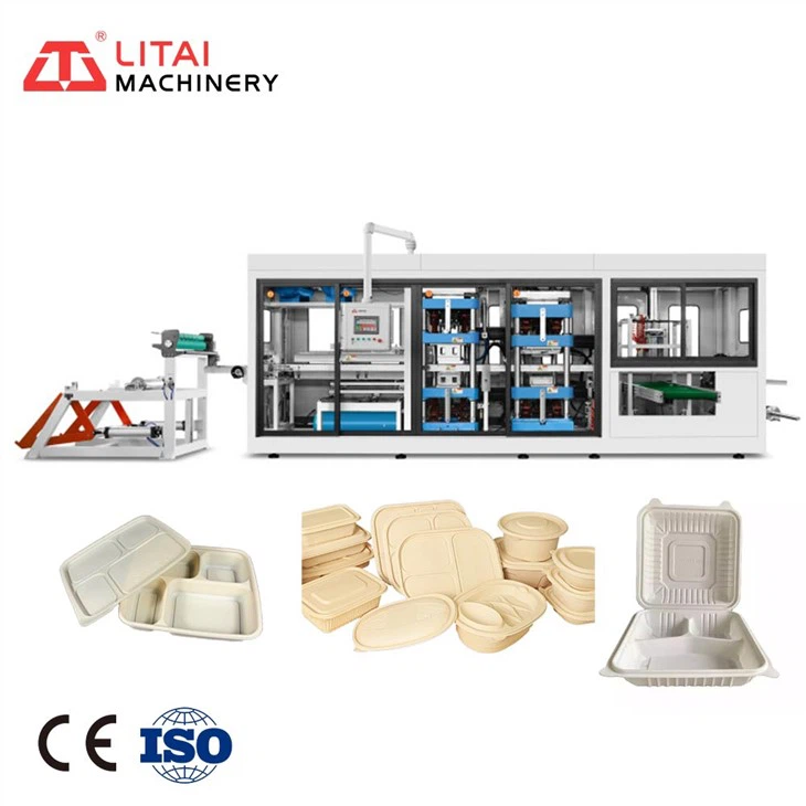 Plastic Packaging Takeaway Food Container Thermoforming Machine